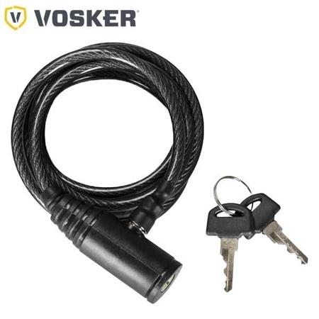 VOSKER 6 ft Cable Lock for Security Box or Camera Color Black VOS-V-CB-LOCK